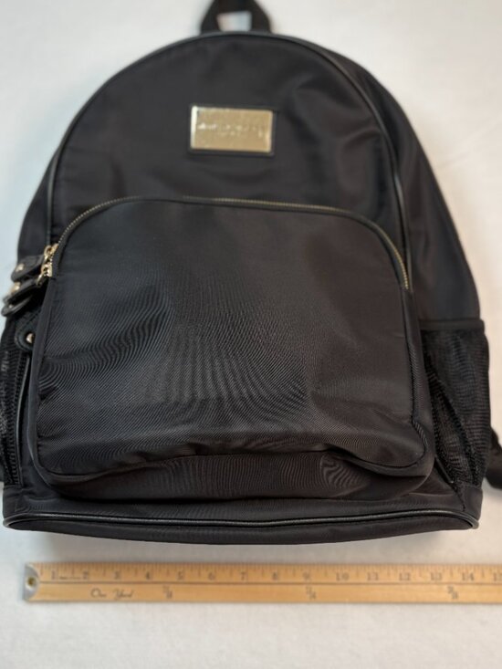 Marc New York Black Nylon Backpack Gold Hardware Travel Chic Streetwear Normcore main image 6